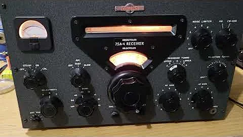 Collins 75A-4 receiver CW