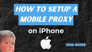 How to Set Up a Mobile Proxy on iPhone ( 2026 Guide )