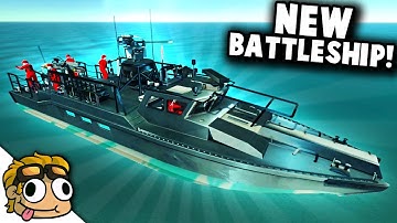 OP NEW BATTLESHIP w/ TV MISSLES! | Ravenfield Weapon and Vehicle Mod Beta Gameplay