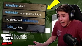 GTA Online, but every time someone dies I remove a keybind...