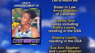 Mary Stephen long