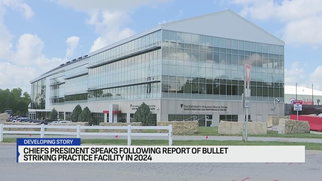 Bullet landed feet away from Andy Reid after crashing through Chiefs facility