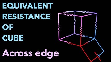 Equivalent Resistance of Cube about Edge  |  JEE  | Equivalent Resistance Problems Class 10