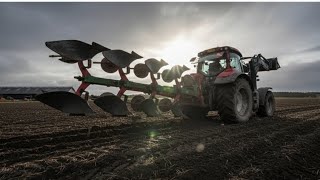 картинка: Пахота 2025: Трактор  VALTRA с Поворотным Плугом ! Первое поле и первая поломка