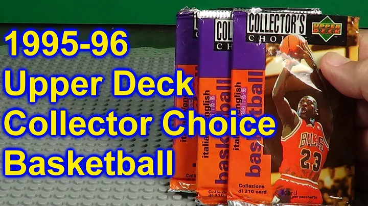 1995-96 Upper Deck Collector Choice Basketball Opening 3 Packs