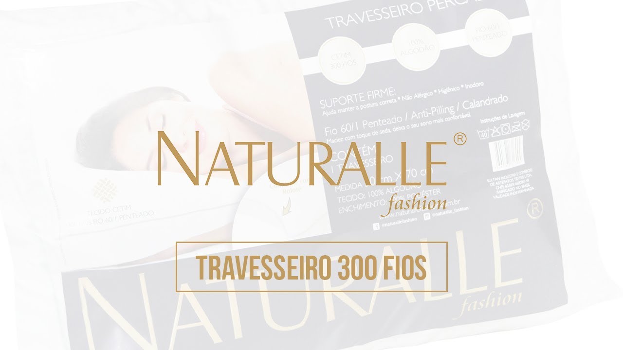 Travesseiro Cetim 300 Fios