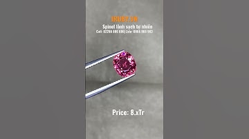 Spinel Hồng lành sạch tự nhiên 2.77ct| giá: 8.xTr #iruby #spinel #thietketheoyeucau