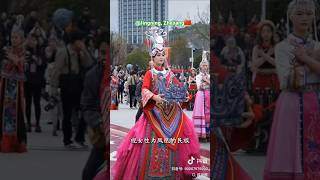 中国浙江省景宁县:畲族女性传统节日/China-Zhejiang province-Jingning county: Ethnic-She females traditional festival🇨🇳