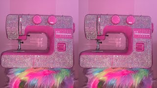 💎✨watch me bedazzle my sewing machine ✨💎