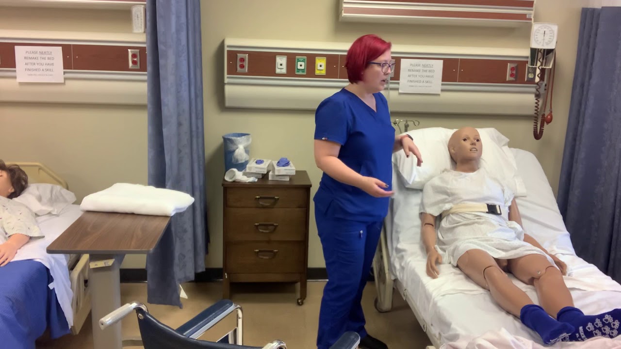 Transferring from Bed to Wheelchair (Kentucky Nurse Aide, Nursing
