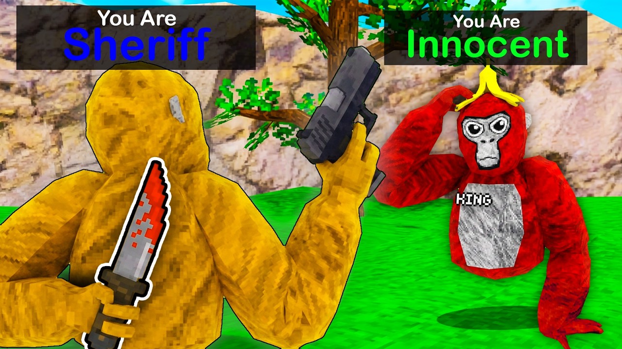 Pretending to be SHERIFF as MURDERER in Murder Mystery