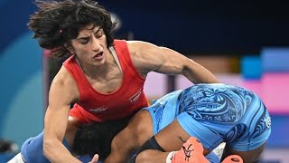 vinesh phogat ( Rspb) vs Mamta Rani (Del). 50 kg Olympic qualification trail win