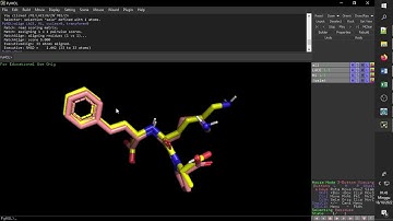 5.  validasi RMSD Ligan Menggunakan Pymol