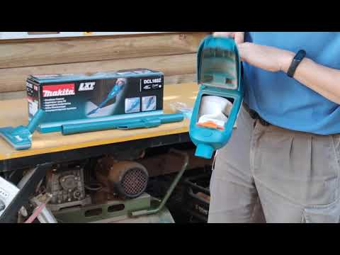 ledsager sfære pakke Aspiradora Inalámbrica 18v Makita DCL182 - YouTube