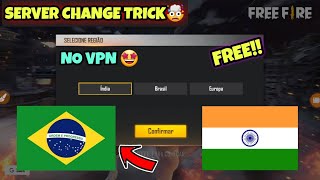 How To Change Server In Free Fire Without VPN | Free Fire Server Change Kaise Kare Without Vpn Trick