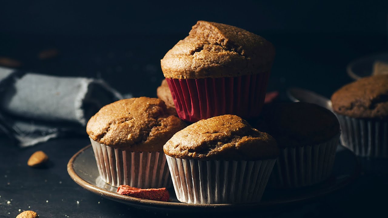 Homemade Vegan Strawberry MUFFINS - Refined Sugar Free! Subtitles