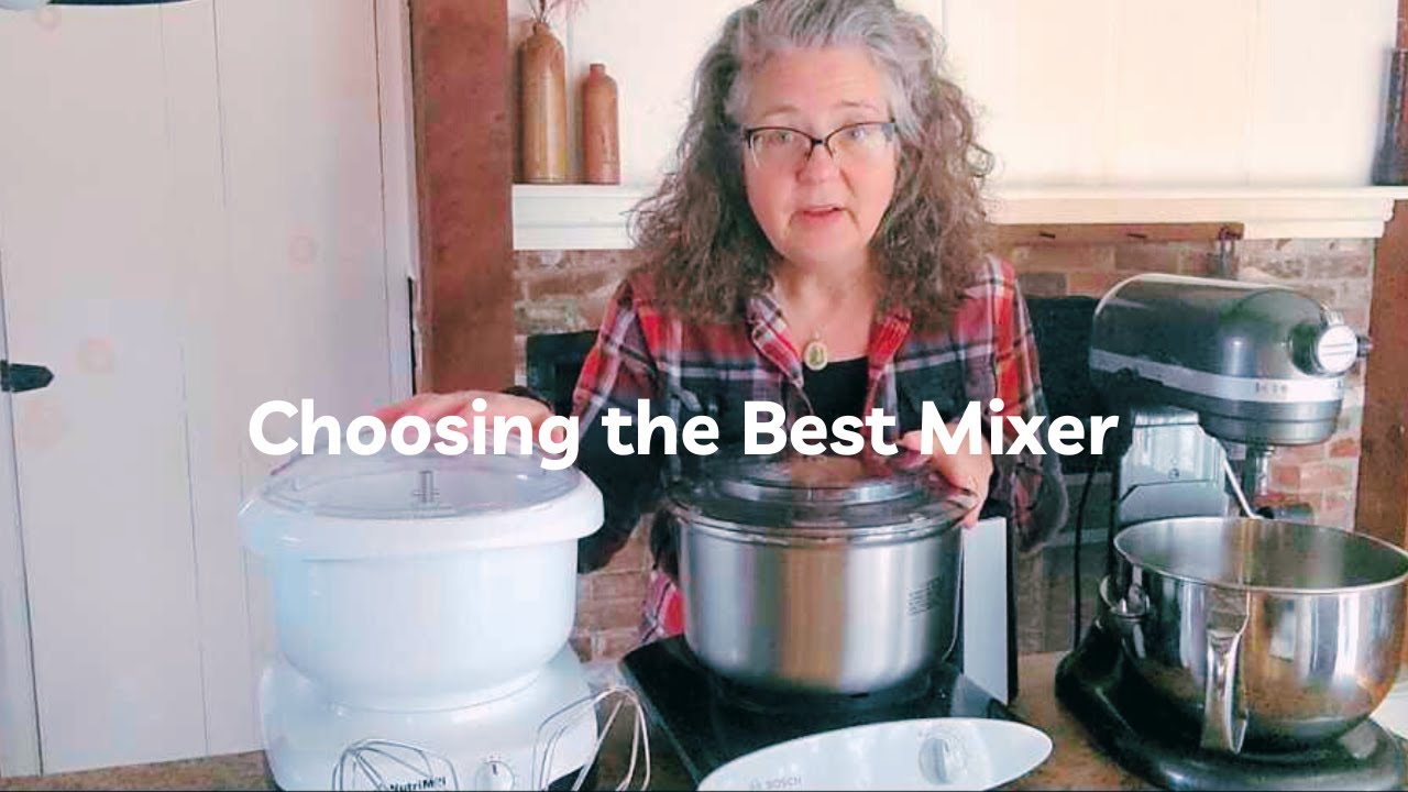 Bosch Universal Mixer vs Kitchenaid Mixer vs The Nutrimill Artiste Mixer