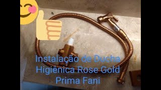 Como Instalar Ducha Higiênica Metal Rose D Prima Fani 1,2M