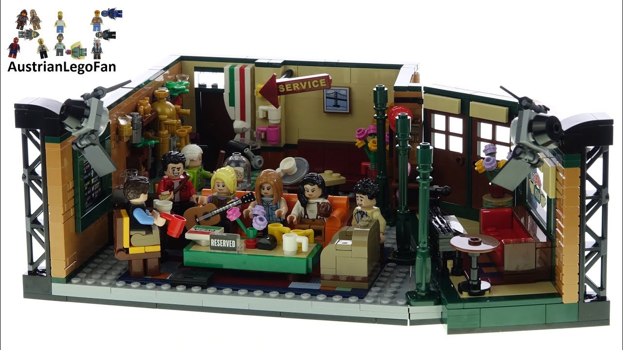 Lego Ideas 21319 F·R·I·E·N·D·S Central Perk Cafe - Lego Speed Build Review  