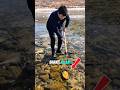 He Found a GIANT Clam Under Frozen Ice! 😱🧊#shortvideo #youtubeshorts