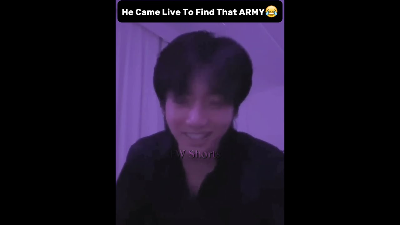 Not Jungkook Coming Live To Find That One ARMY Bts Jk Shorts FWShorts Army Kookie