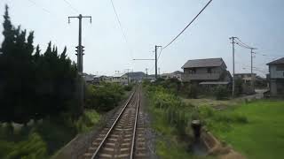 JR土讃線 普通列車 金蔵寺→多度津 【前面展望動画】 2023年7月23日（その10）