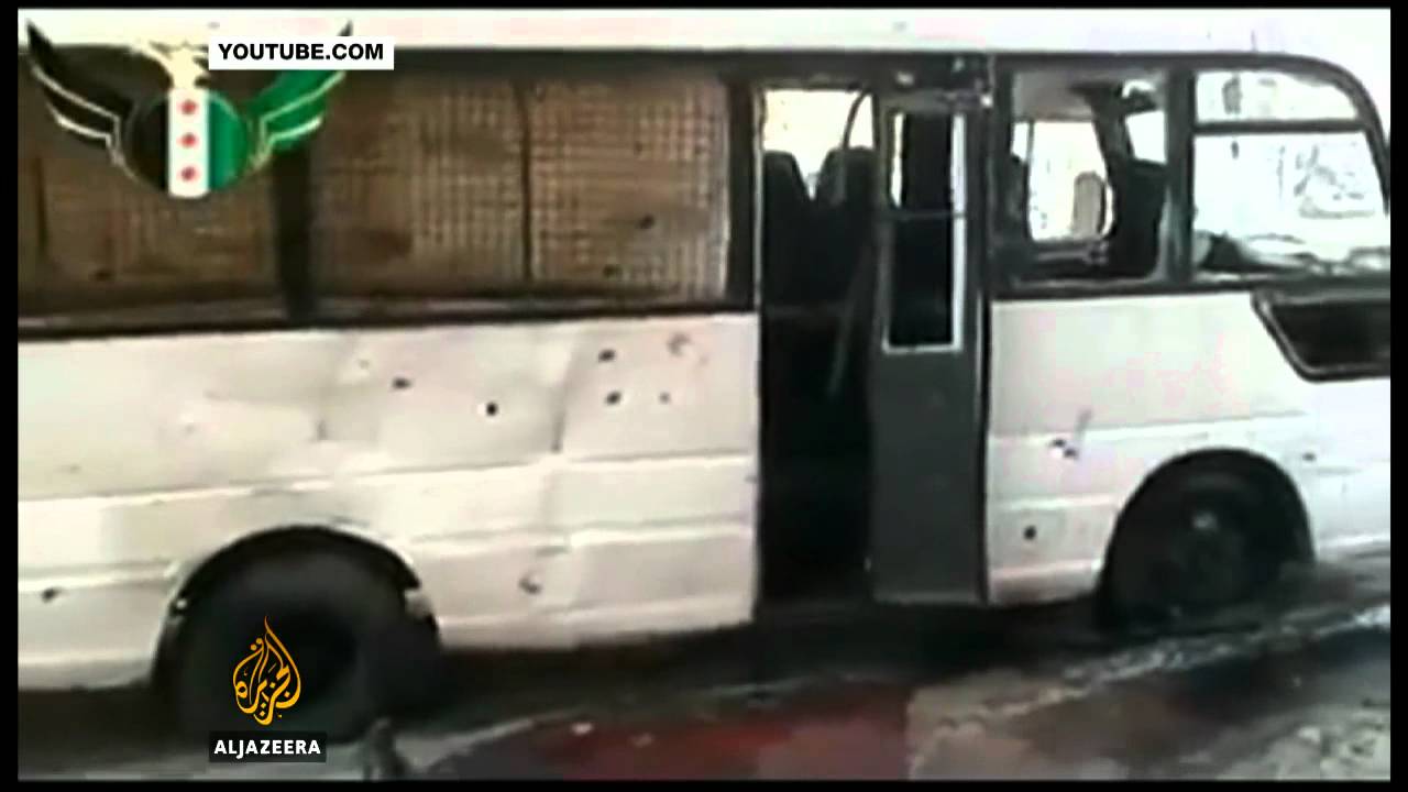 لقطات صادمة للعنف في سوريا - قناة الجزيرة البلقان