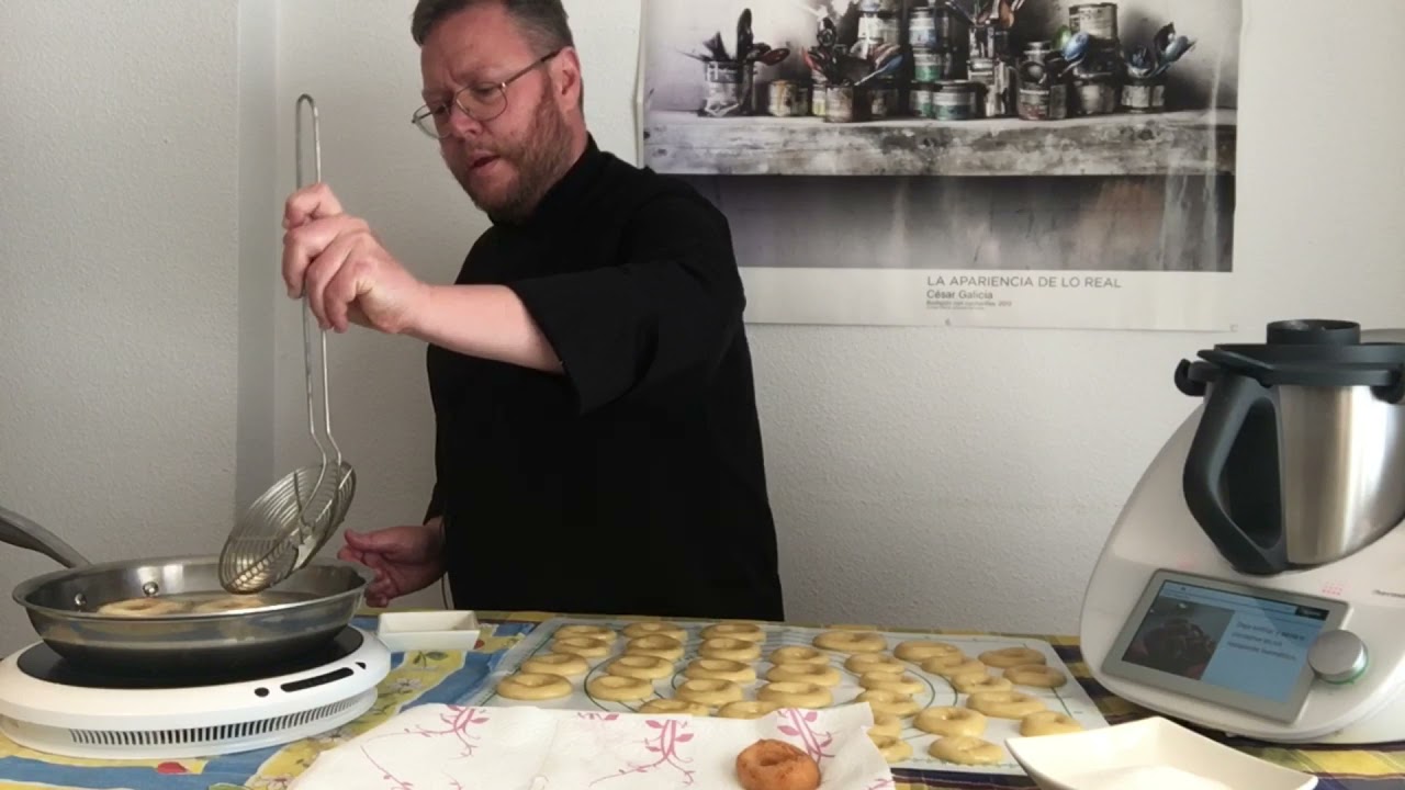 Rosquillas Fritas con Thermomix y José Ángel