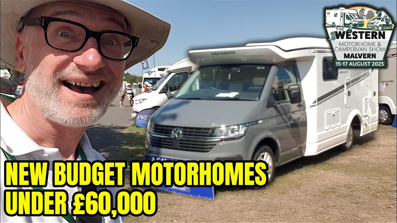 Budget Compact Motorhomes Under 6m/£60,000 - Western Motorhome & Campervan Show - Malvern