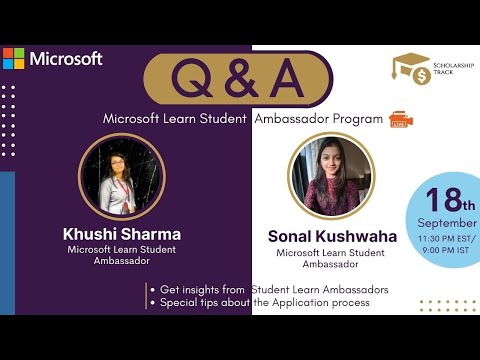 LIVE Qu0026A - Panel Discussion With Microsoft Learn Student Ambassadors