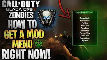 How To Get A Zombies Mod Menu On Console Bo2