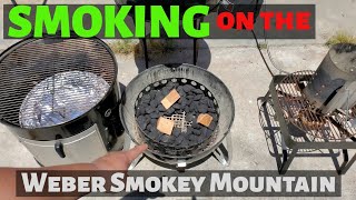 Smoking on the Weber Smokey Mountain//Temp Management//How to BBQ//