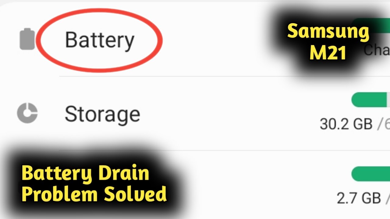 Samsung M21 Battery Drain Problem After Update Problem Solved