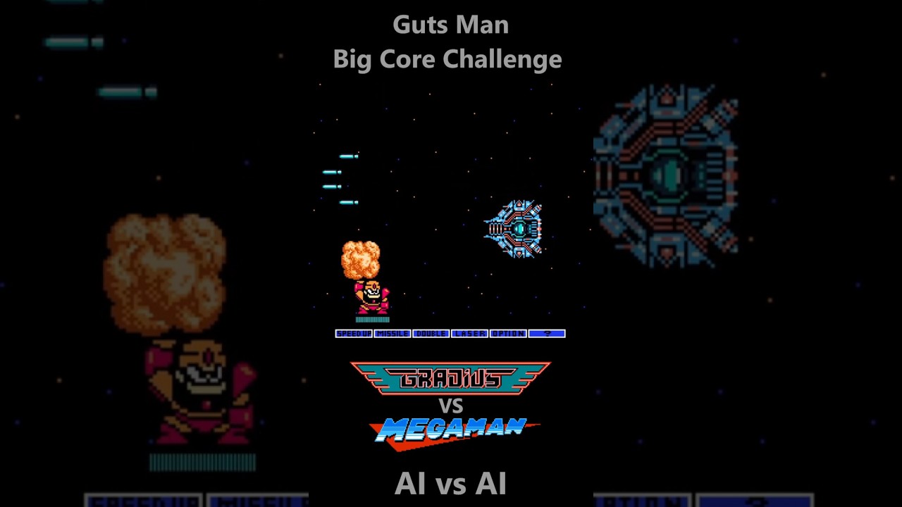 Guts vs Big Core (Gradius) | Mega Man Bosses CPU Battle