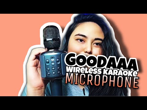 Goodaaa Leather Handle Wireless Karaoke Microphone Review