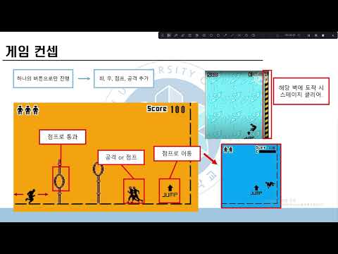 한국공학대학교 2d 게임 프로그래밍  프로젝트 1차 발표