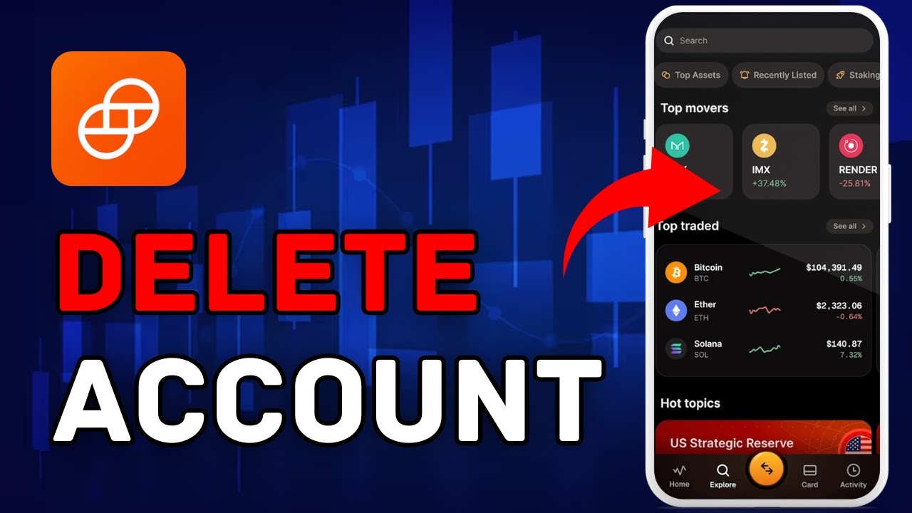 How to Delete Gemini Account 2025? - YouTube