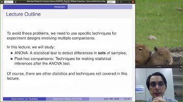 Experiment Design for CS, Lecture 6, Part 2: Multiple Comparisons