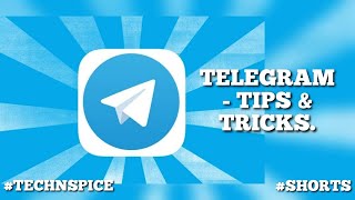 Telegram Tips & Tricks | Part -03 | #Shorts