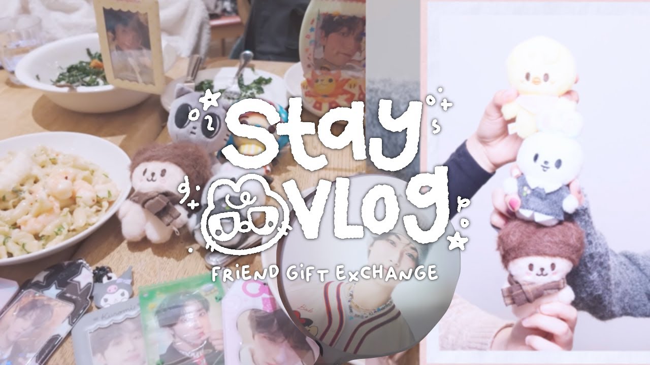 Stay Vlog | Gift Exchange, 2026 Goal Cards, Photobooths