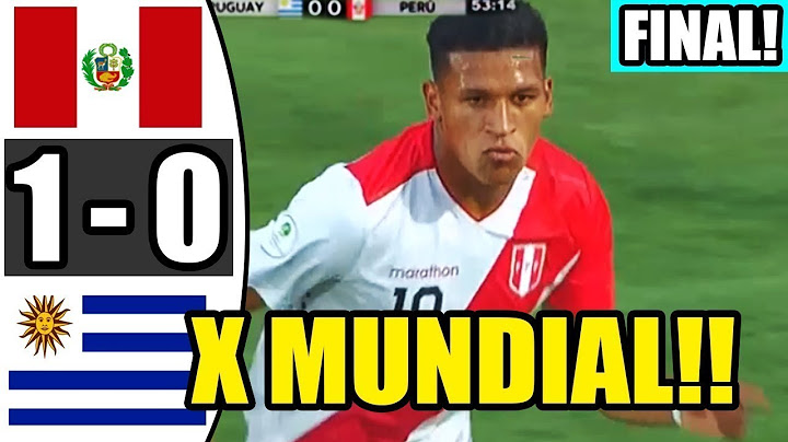 EMOCIONANTE!! PERÚ VS URUGUAY 1 0  RESUMEN Y GOLES  SUDAMERICANO SUB 20