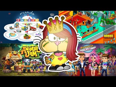 Probando juegos parecidos a mg - Habbo/Animal Jam/Pocoyo ...