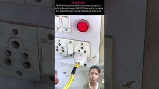 Ceramic Capacitor vs. (220V) Electricity #experiment​ #electrical​