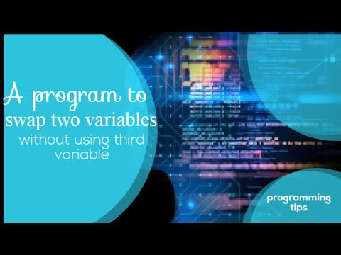 A program to swap two variables without using third variable.