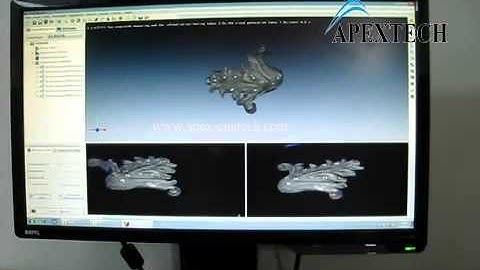 UK jinan apextech cnc 3d scanner video made in china