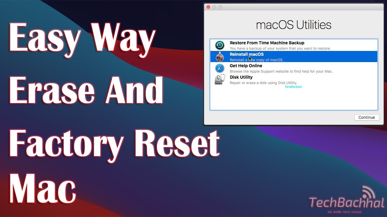 Erase And Factory Reset Your Mac - How To - YouTube