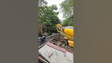 AJAX CONCRETE MIXTURE WORKS #shortsfeed #viralvideo #ajax4300 #constructionequipment #ajax 🏗🏗🏗