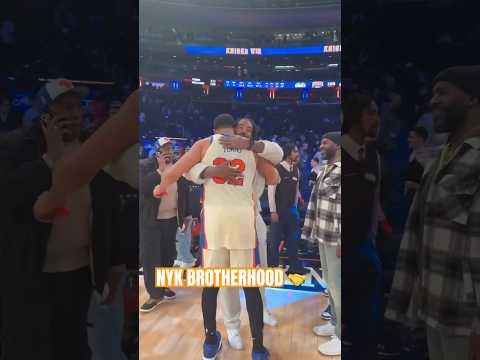 All love for the #Knicks legends 🧡💙🫂 #nba #newyork #legacy #brotherhood #win