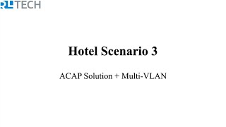 RLTECH MiniOLT + Multivlan + ACAP Solution for Hotel Scenario 3