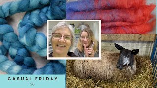 Wisconsin Sheep & Wool Festival, Dye Day, and a Spinning Tool Build // Casual Friday S8E20 @RoxanneRichardson